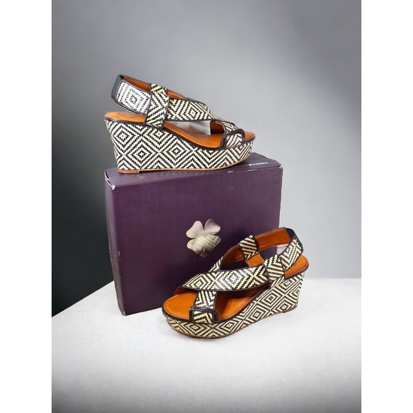 LUCKY BRAND Womens LK-KOKO Gun Metal Bomarzo Platform Sandals Shoes 9 M New - Picture 9 of 16